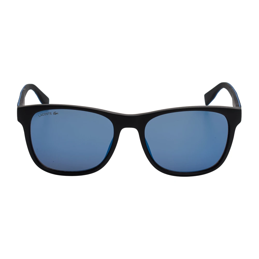 Lacoste Men's Black Rectangular Sunglasses - Sunglasses - One Size - Accessories