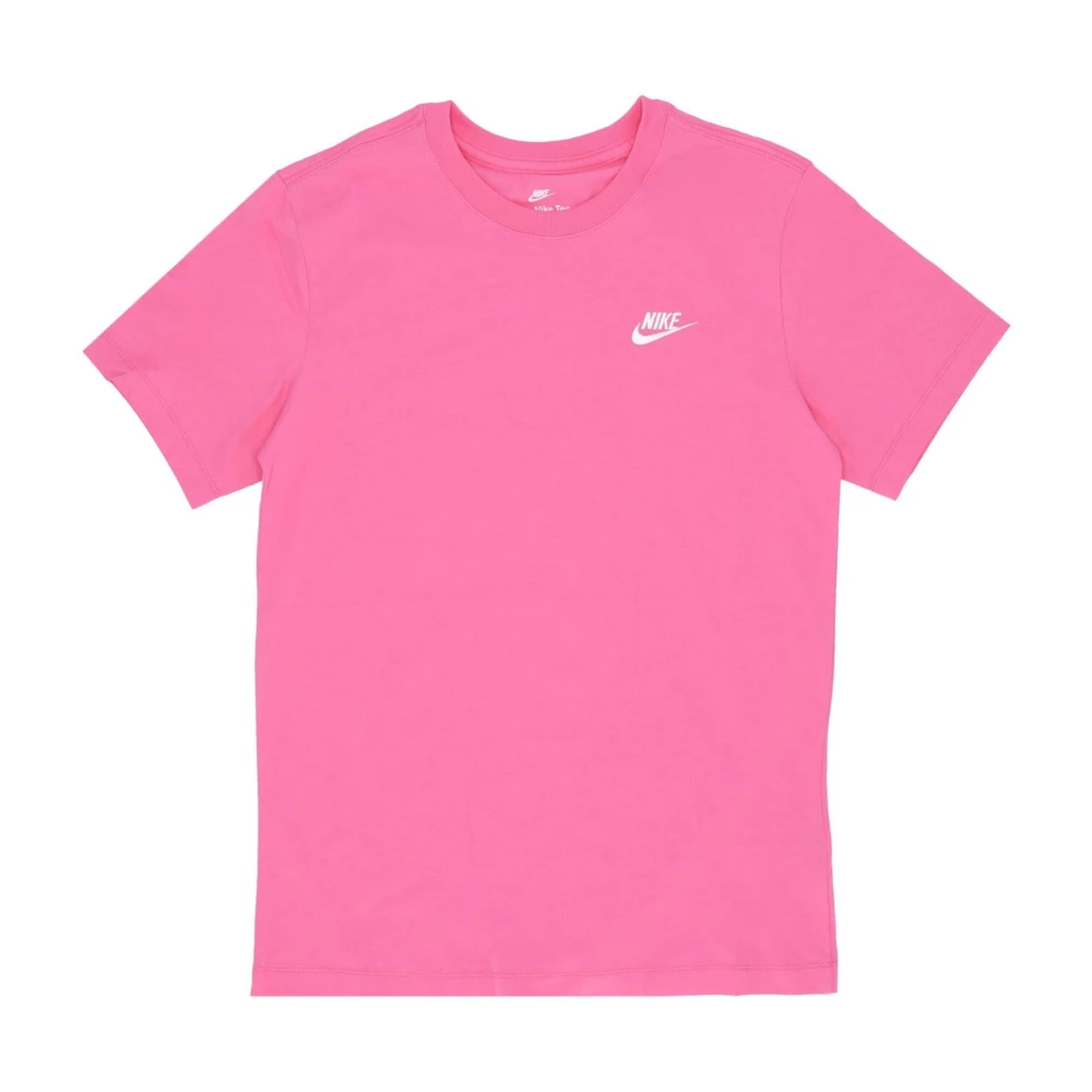 Nike Club Tee Pinksicle T-shirt met borduursel Pink Heren