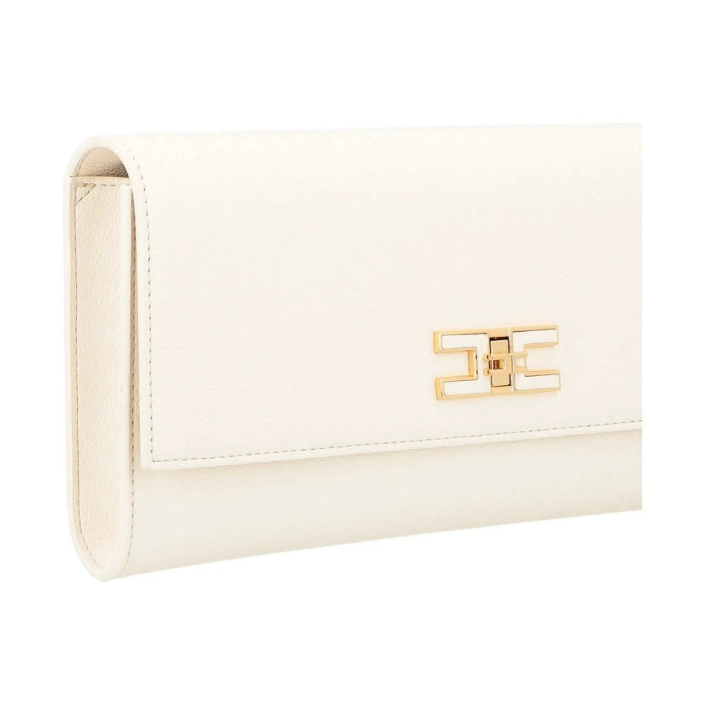 Elisabetta Franchi Stijlvolle Schoudertas in Beige Dames