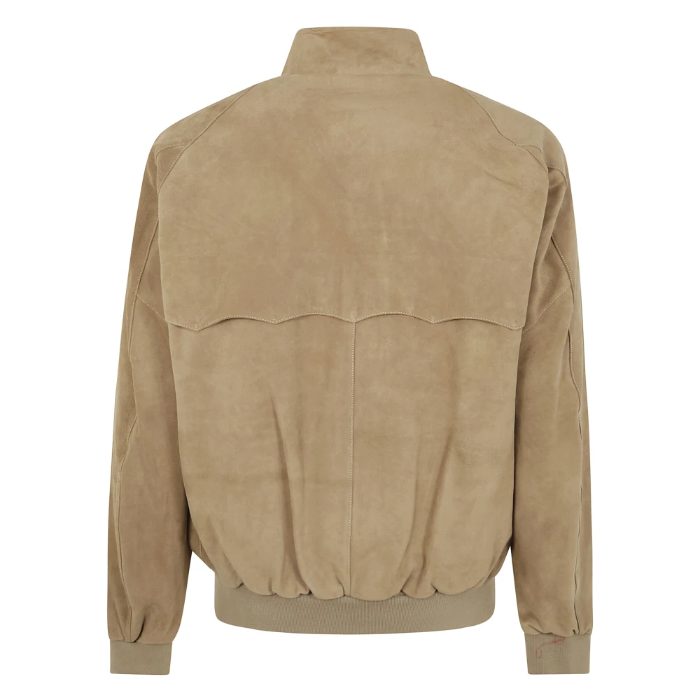 Baracuta Sportieve Suède Jas Brown Heren