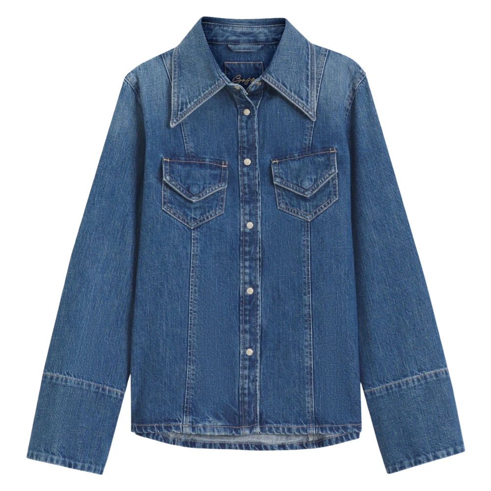 Boss Donna Blu - Camicetta Slim-Fit - Blouses & Shirts - M