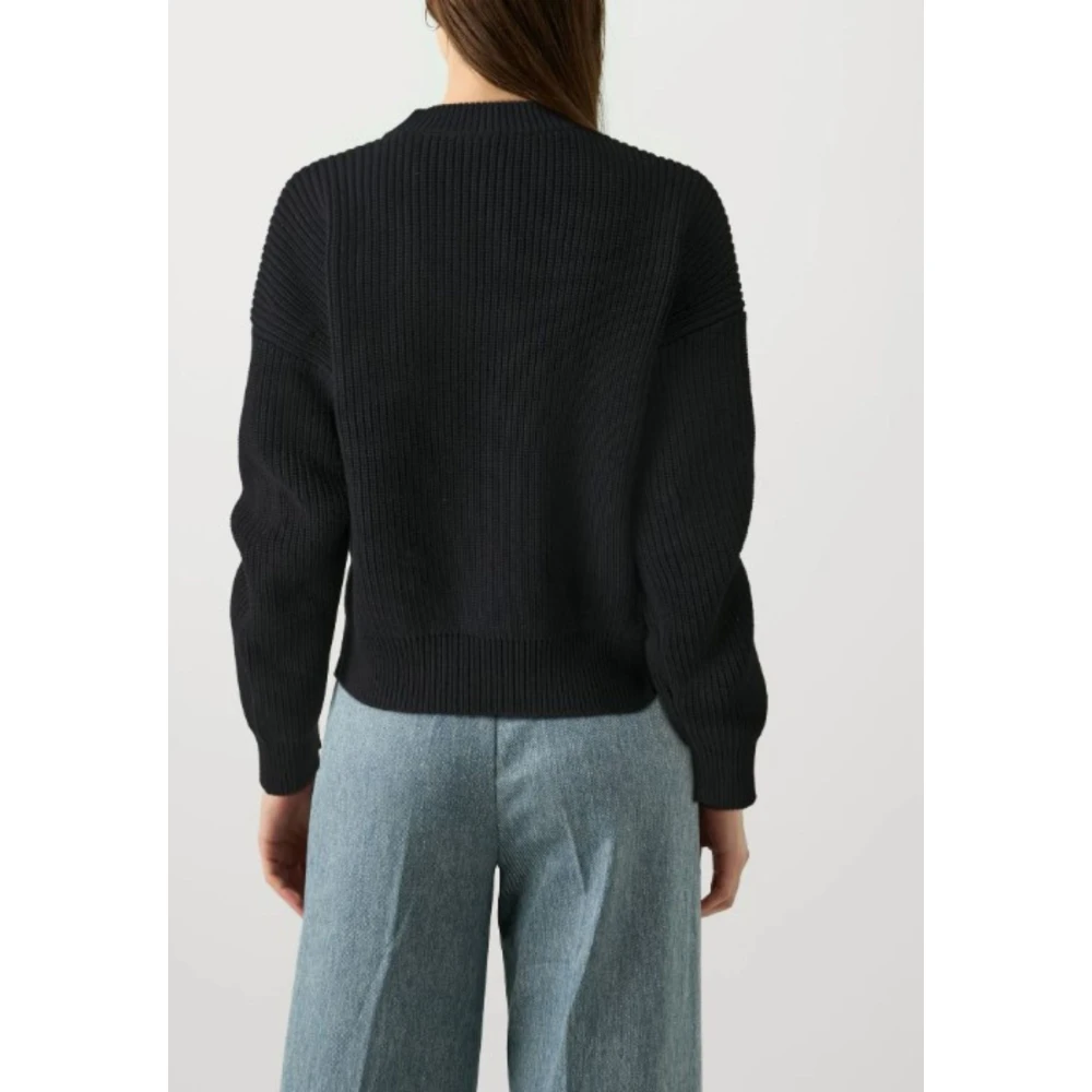 Hugo Boss Dames Trui Sloger_B Black Dames