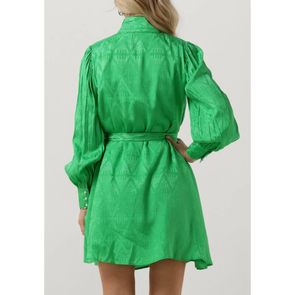 Notre-v Dames Jurken Nv-danton Pearl Dress Green Dames