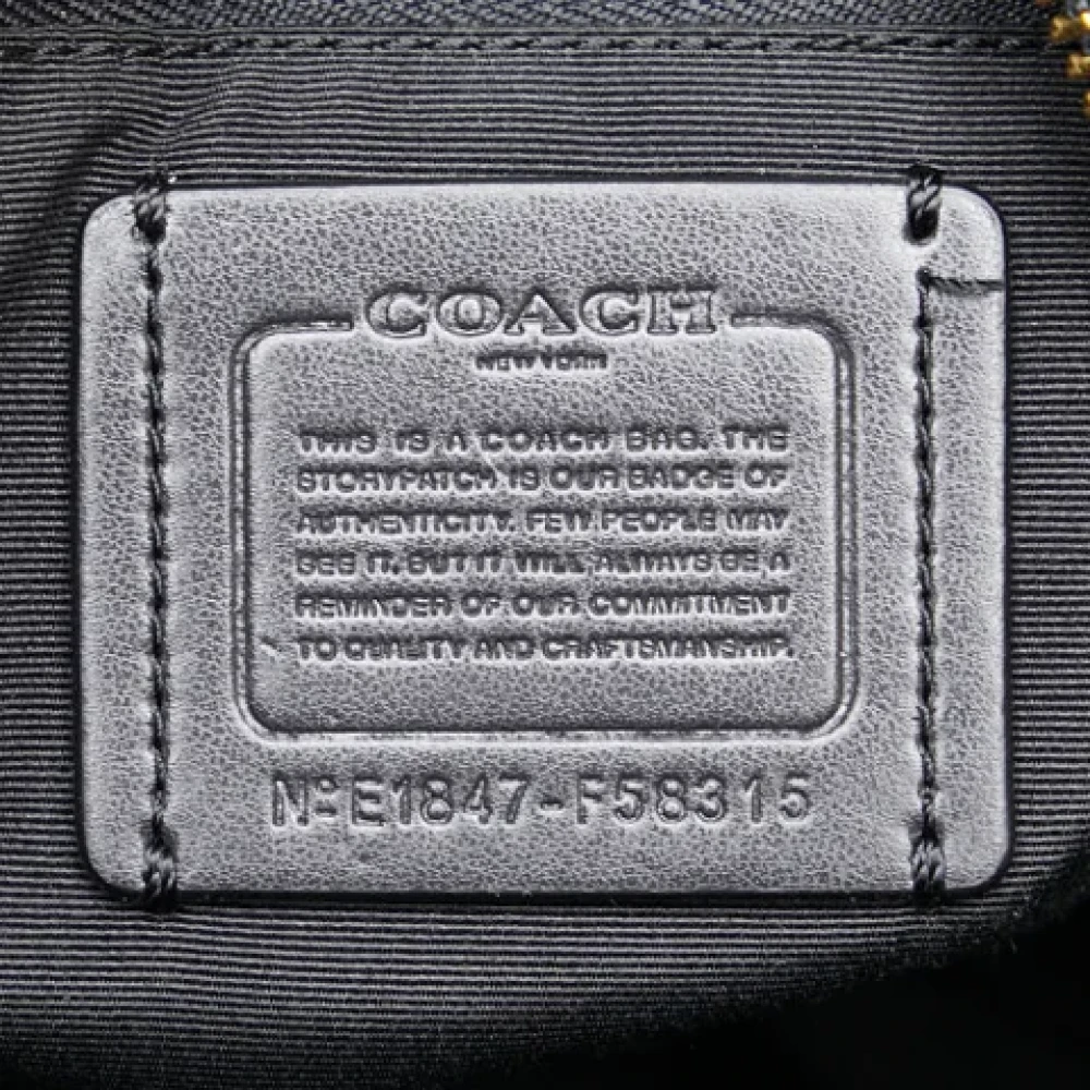 Coach Pre-owned Leather shoulder-bags Black Dames