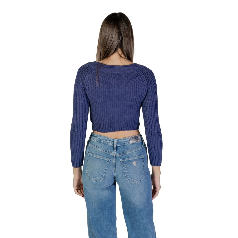 Jacqueline de Yong Blauwe Acryl Top & T-Shirt Blue Dames