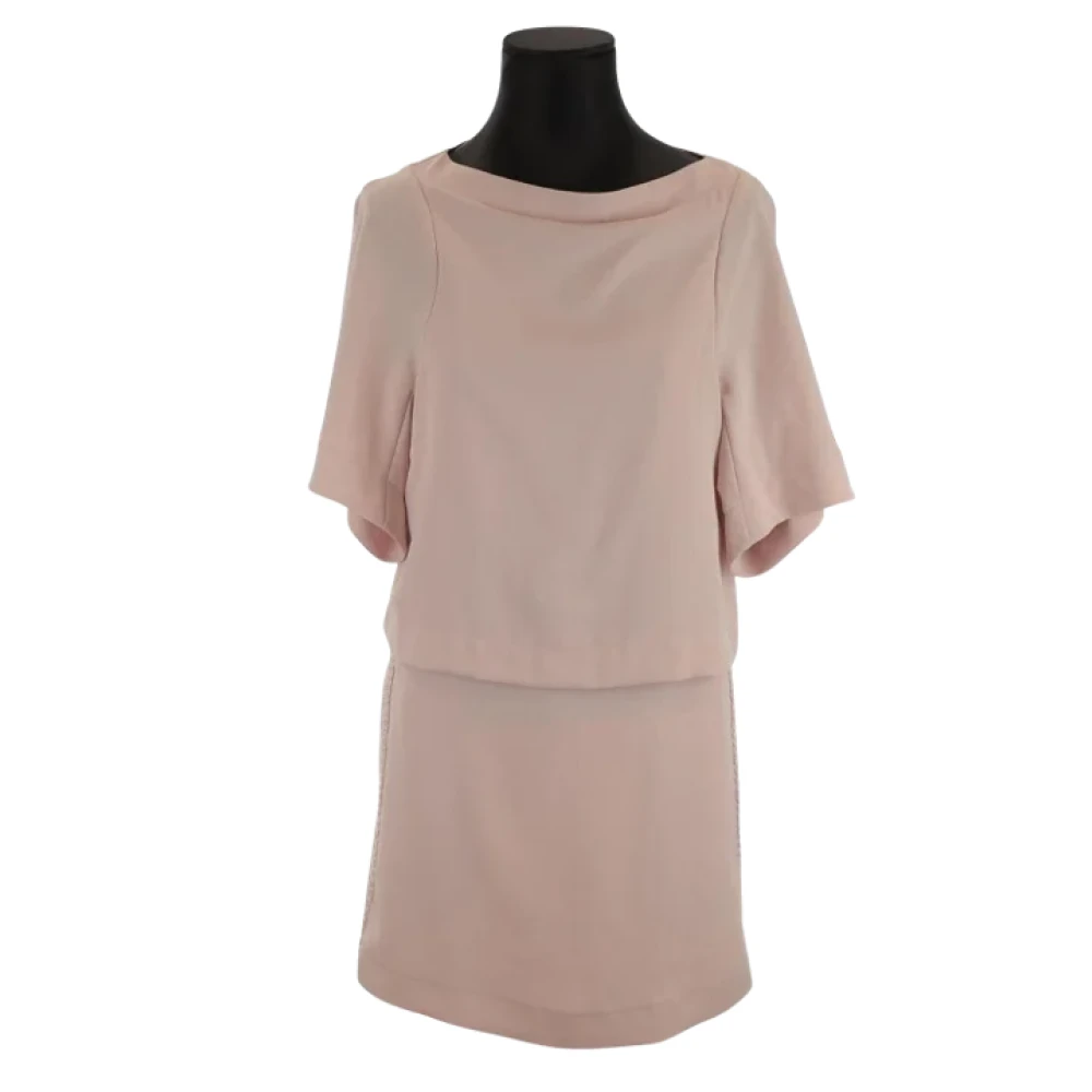 Chloé Pre-owned Polyester dresses Pink Dames