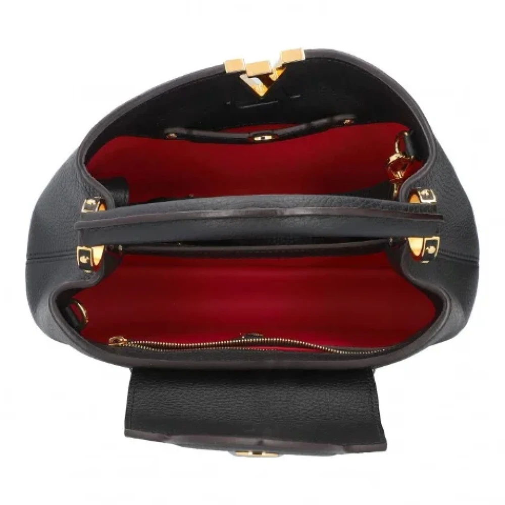 Louis Vuitton Vintage Pre-owned Leather handbags Black Dames