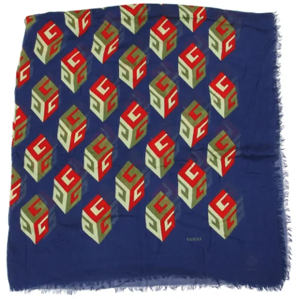Pre-owned > Pre-owned Accessories > Pre-owned Scarves - - Gucci Vintage - Modalova