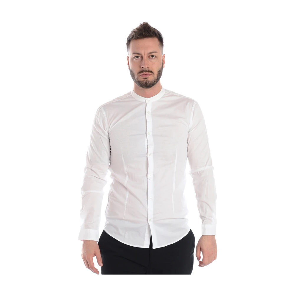 Daniele Alessandrini Slim Fit Overhemd White Heren
