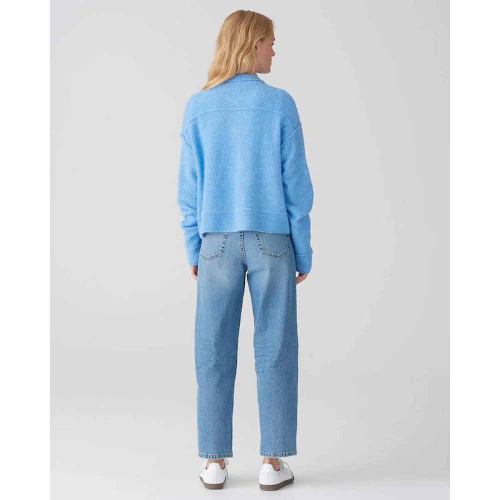 Opus Stijlvolle Pullover Sweater Blue Dames