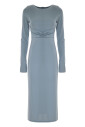 elegante-robe-longue-a-taille-drapee
