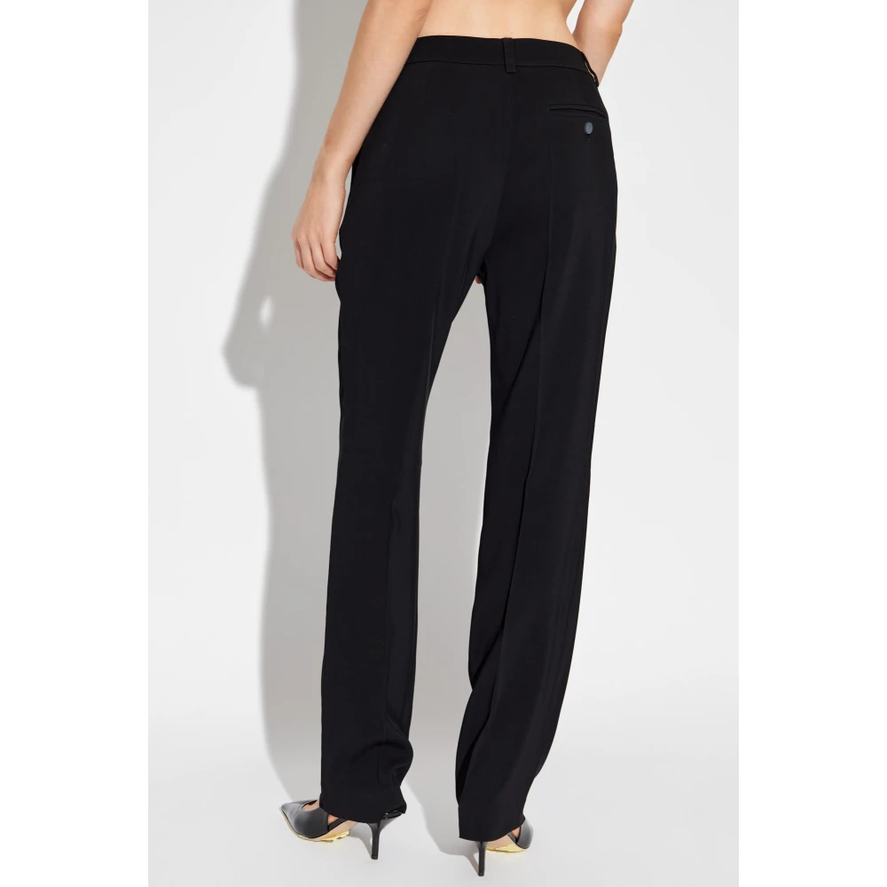 Emporio Armani Geplooide broek Black Dames