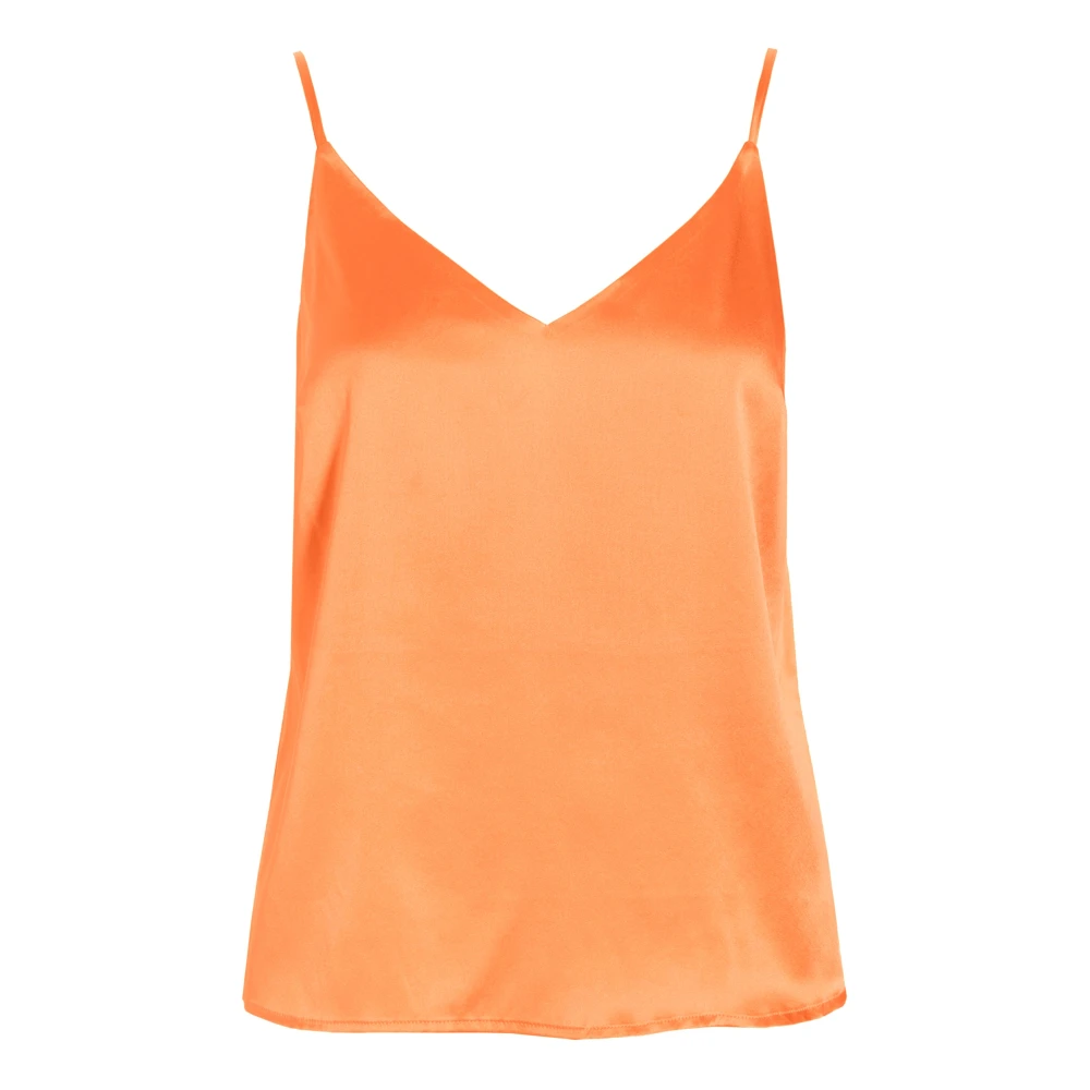 Dea Kudibal Mandarin Regular Fit Shirt Orange Dames