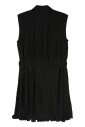 robe-midi-noire-plissee