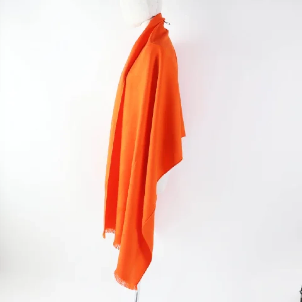 Hermès Vintage Pre-owned Fabric scarves Orange Dames