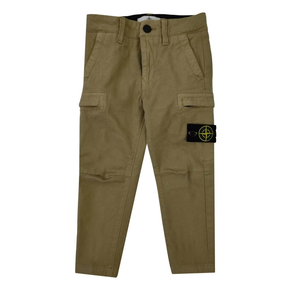 Stone Island Boys Beige Trousers, 14 Y, Leggings