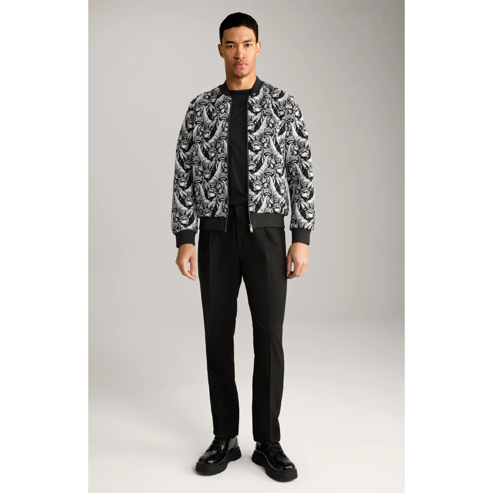Joop! Zwarte chino stijl broek met elastische taille Black Heren