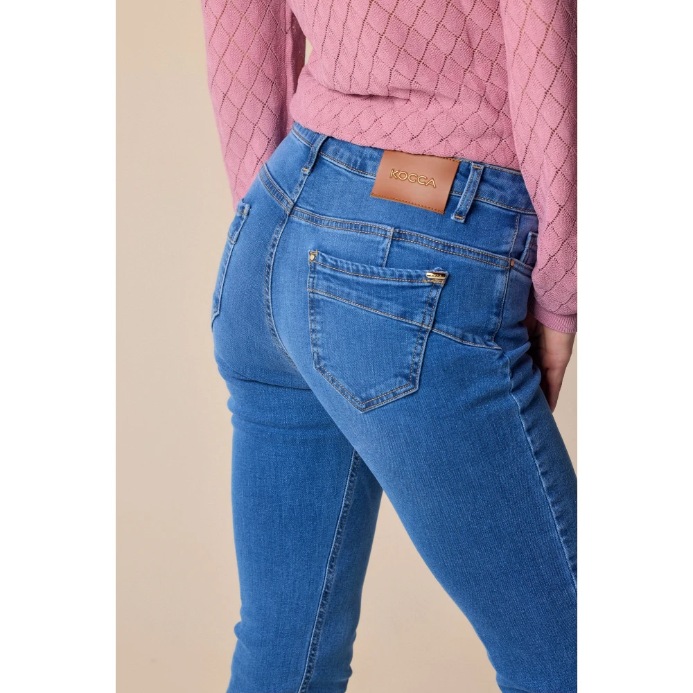 Kocca Slim Fit Denim Jeans Blue Dames