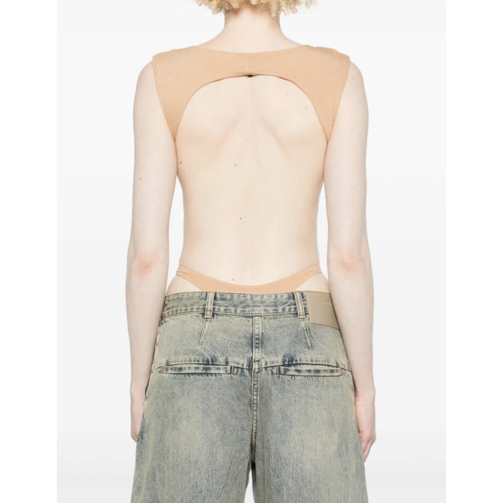 Entire Studios Klep Bodysuit Beige Dames