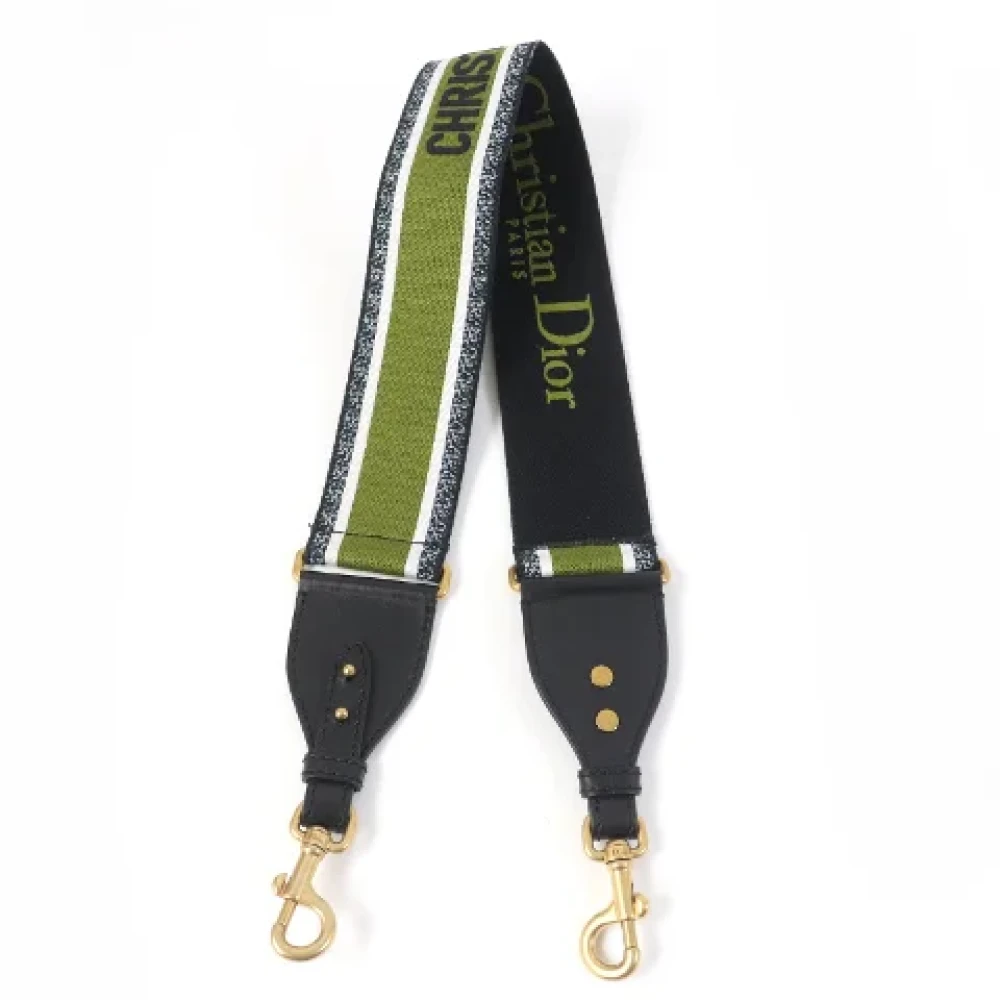 Dior Vintage Pre-owned Canvas home-office Green Dames