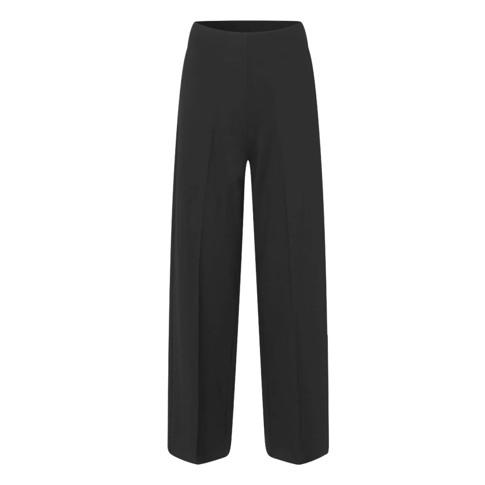 MbyM Zwarte Elastische Tailleband Seenta Broek Black Dames