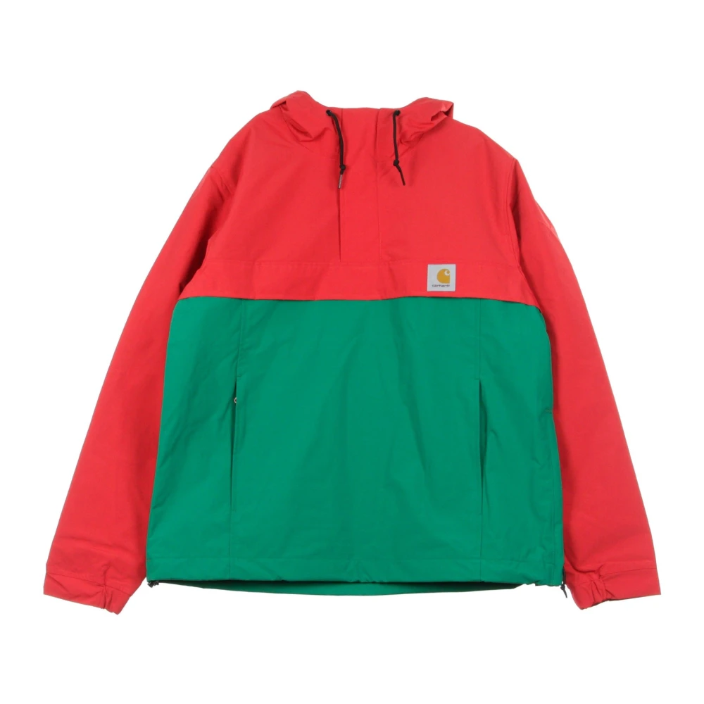 Carhartt WIP Twee-Tone Pullover Windbreaker in Kardinaal Groen Green Heren