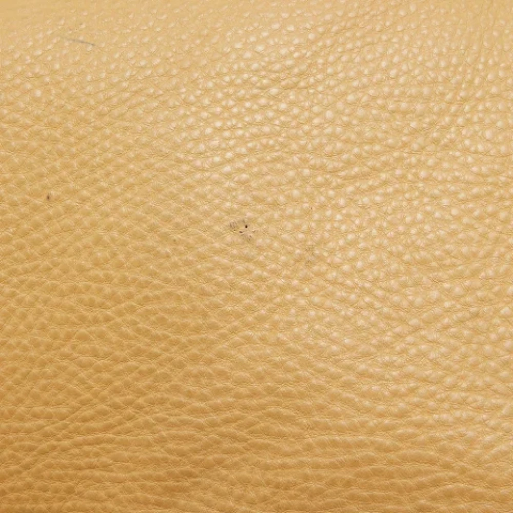 Coach Pre-owned Leather handbags Beige Dames
