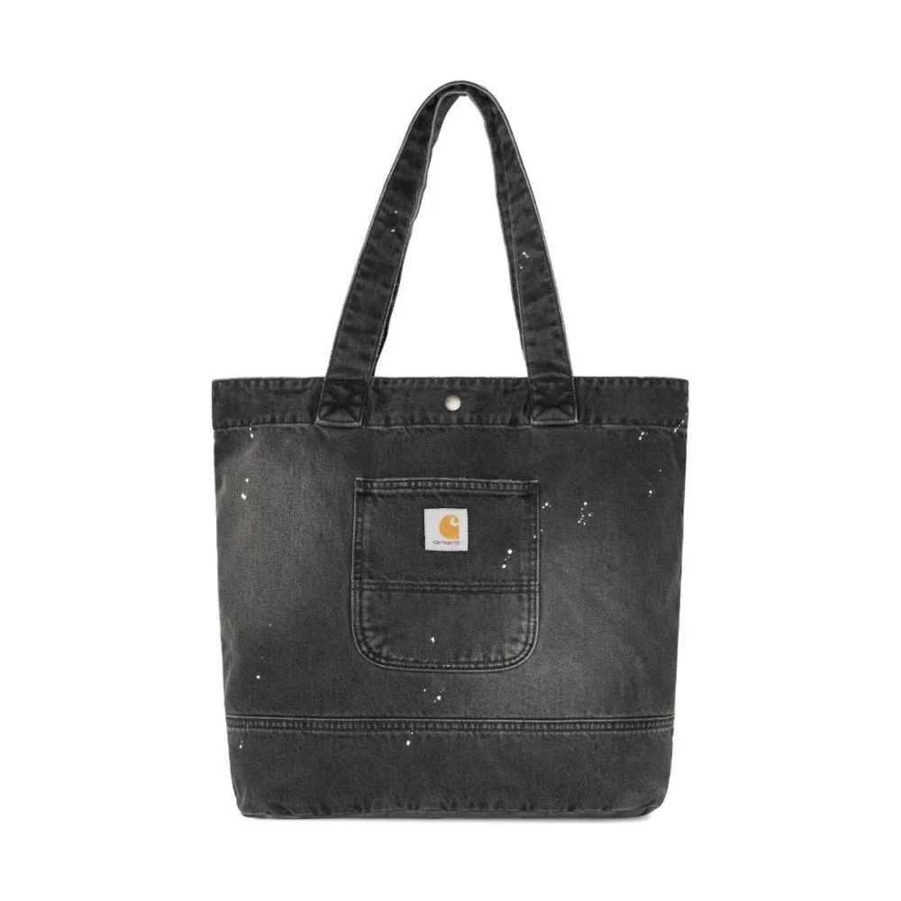 Carhartt Wip Uomo Nero - Denim Tote - Bags - One Size