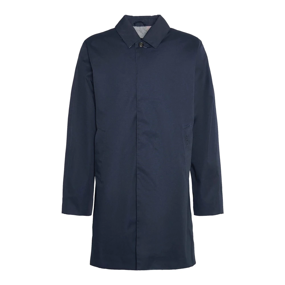 Barbour Waterdichte jas in marineblauw & blauw tartan Blue Heren