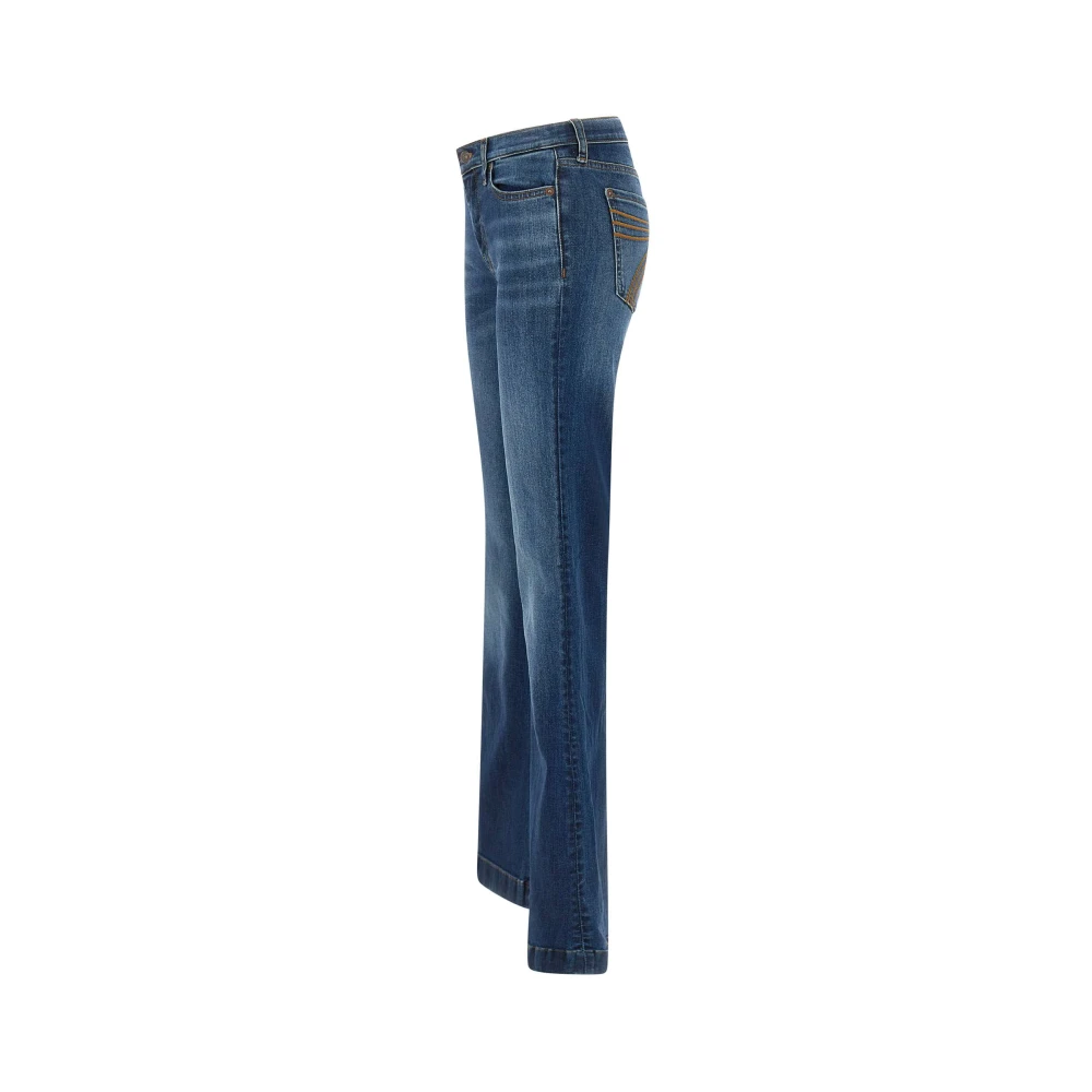 7 For All Mankind Dojo Gran Canyon Flared Jeans Blue Dames