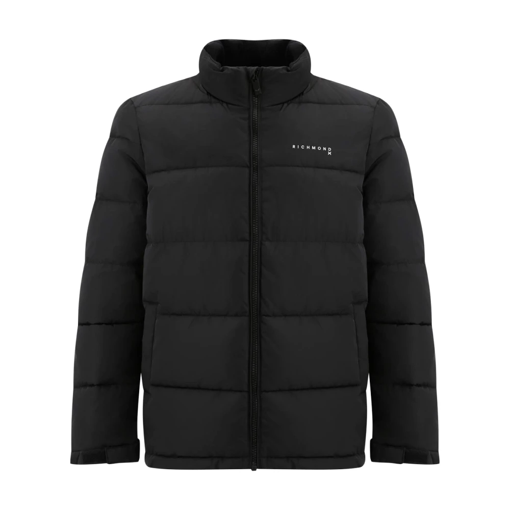 John Richmond Men's Black Padded Jacket - Winter Jackets - M - Jackets