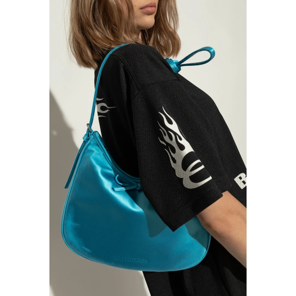 Balenciaga Schoudertas Leopolda Small Blue Dames