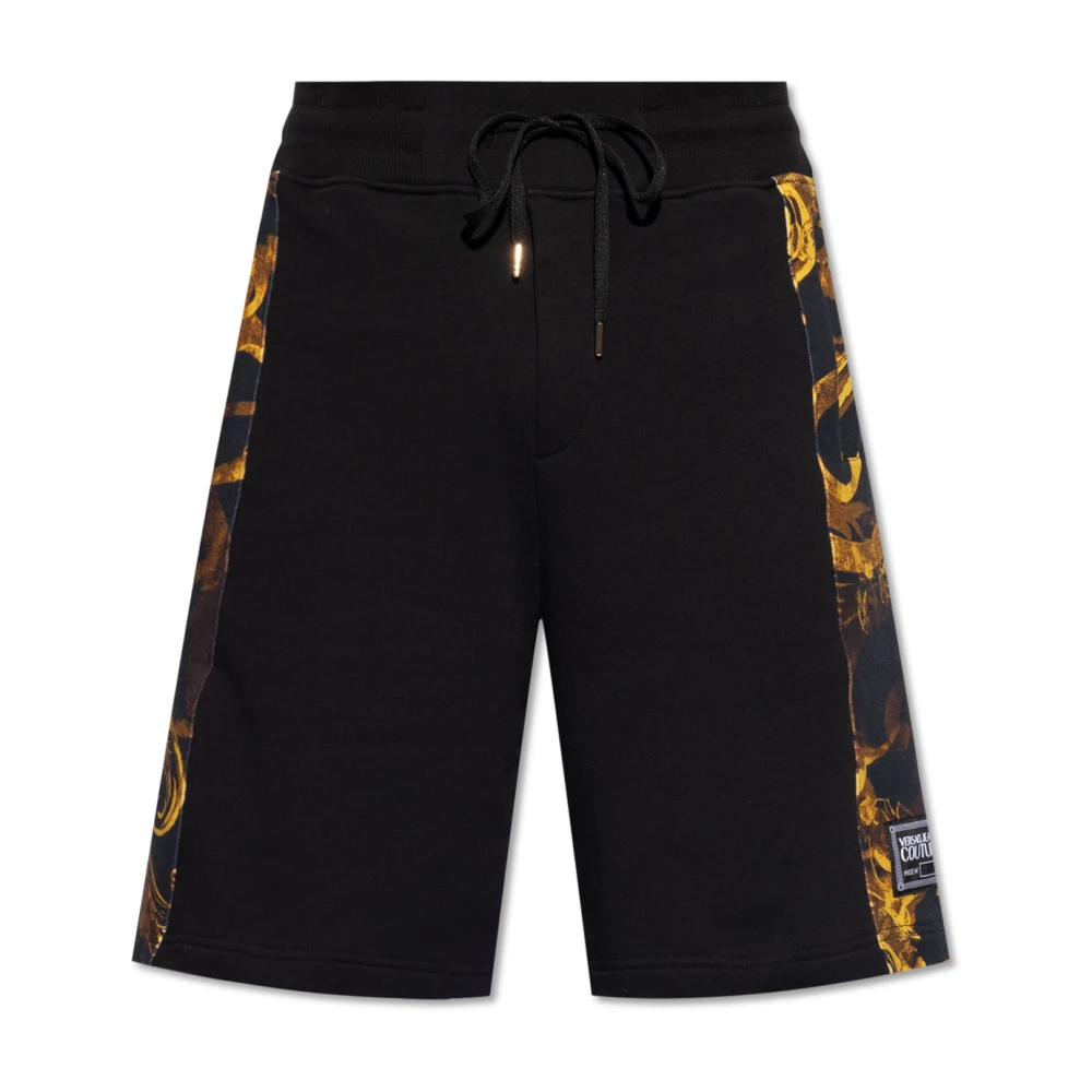Versace Jeans Couture Watercolor Couture Shorts Black Heren