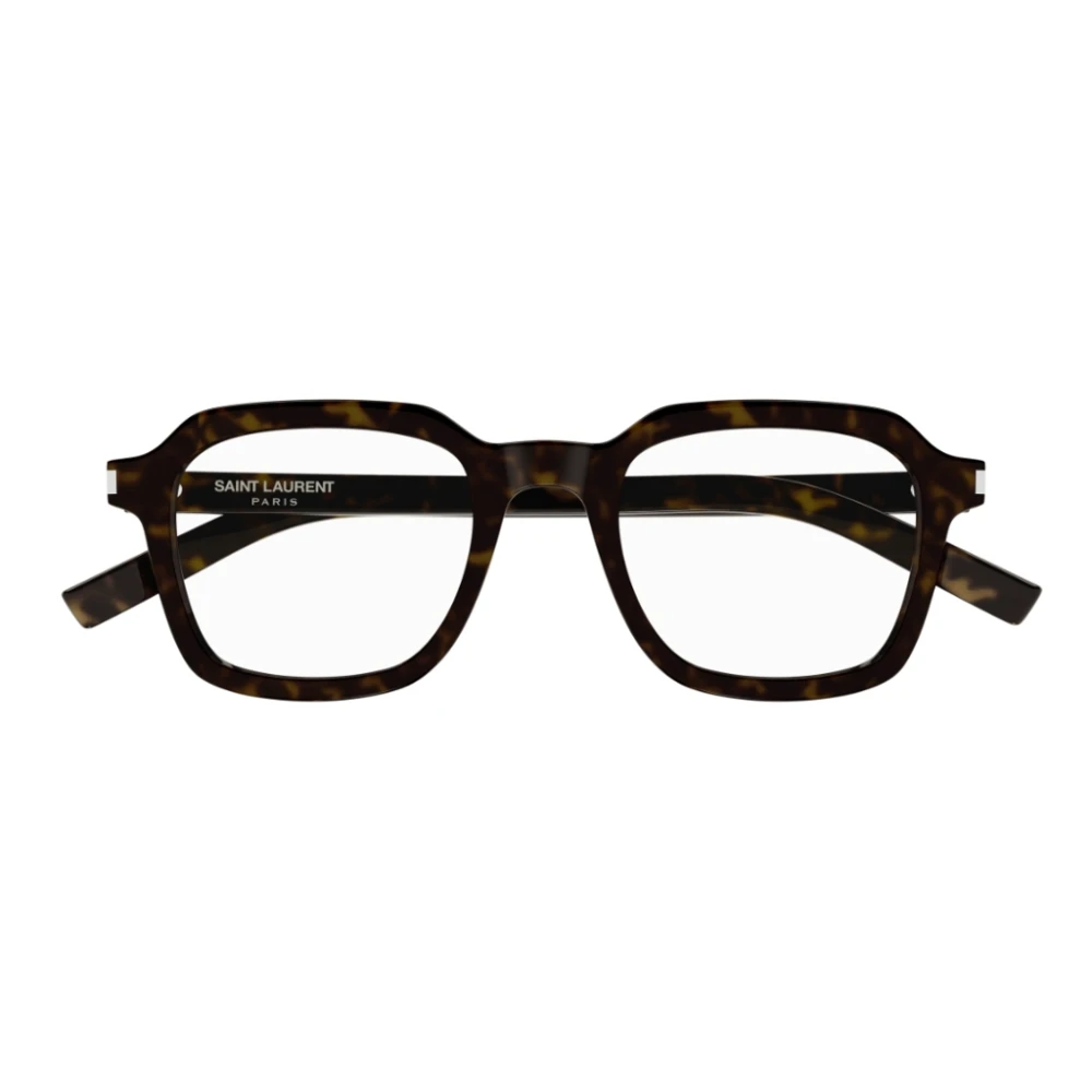 Saint Laurent Vierkante zonnebril Brown Unisex