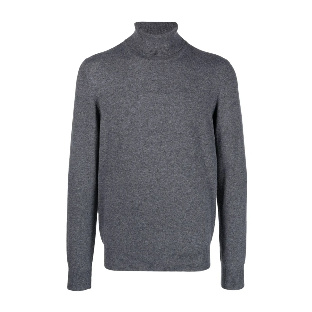 Barba Luxe Cashmere Rollneck Sweater Gray Heren