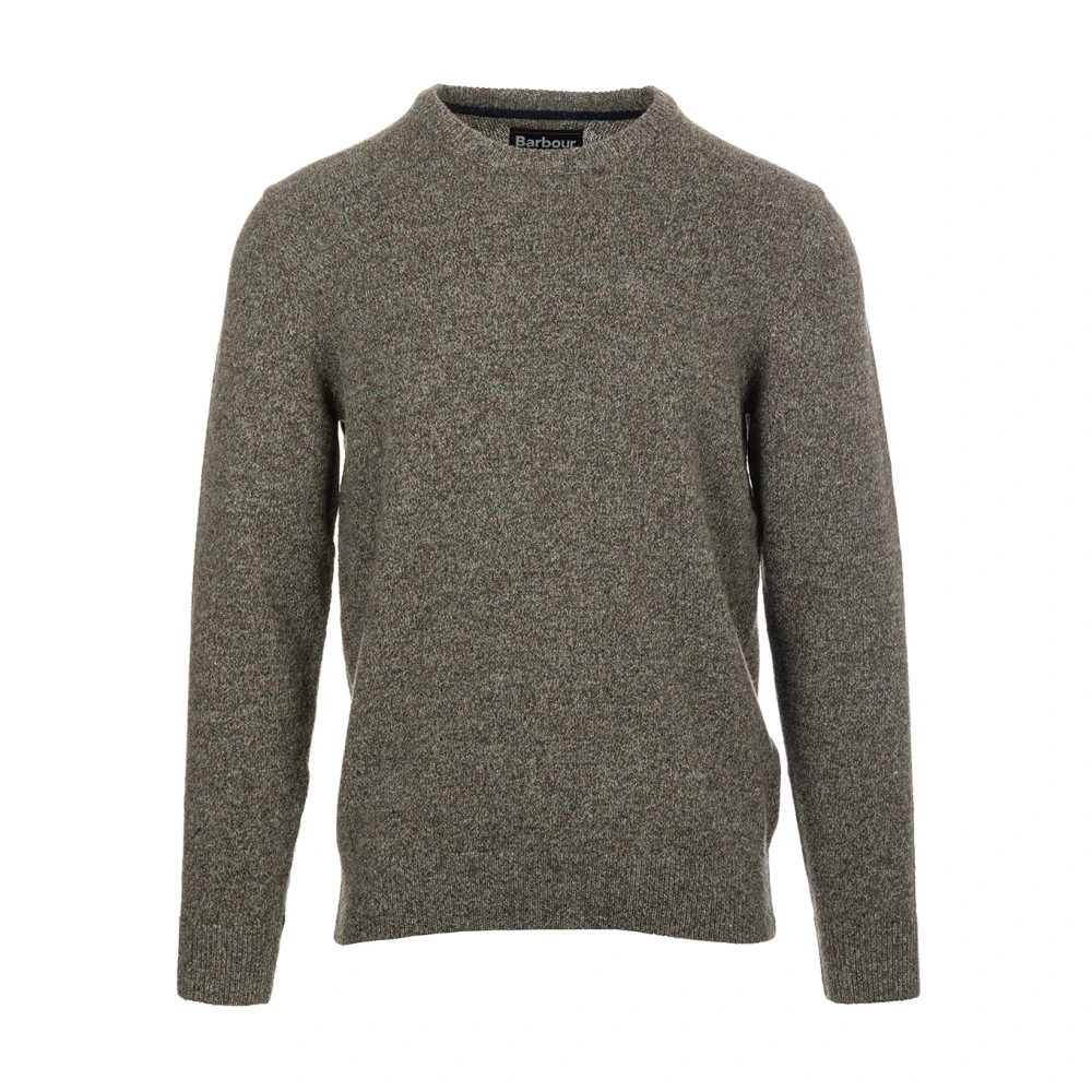 Barbour Tisbury Crew Sweaters Gray Heren