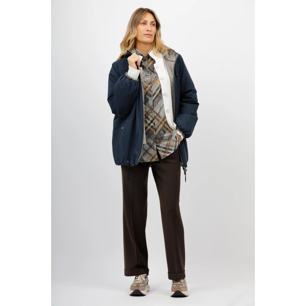 Via Masini 80 Stretch gabardine broek Brown Dames
