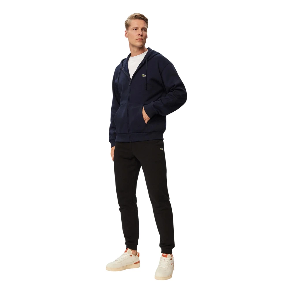 Lacoste Zip-Throughs, Male, Xl, Sweatshirt Blue
