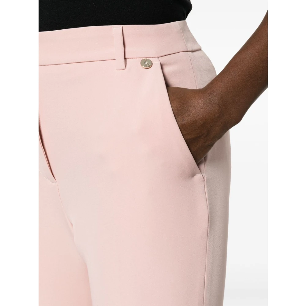 Liu Jo Slim-fit Trousers Pink Dames