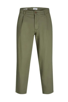 Grön Chino Byxor Regular Fit