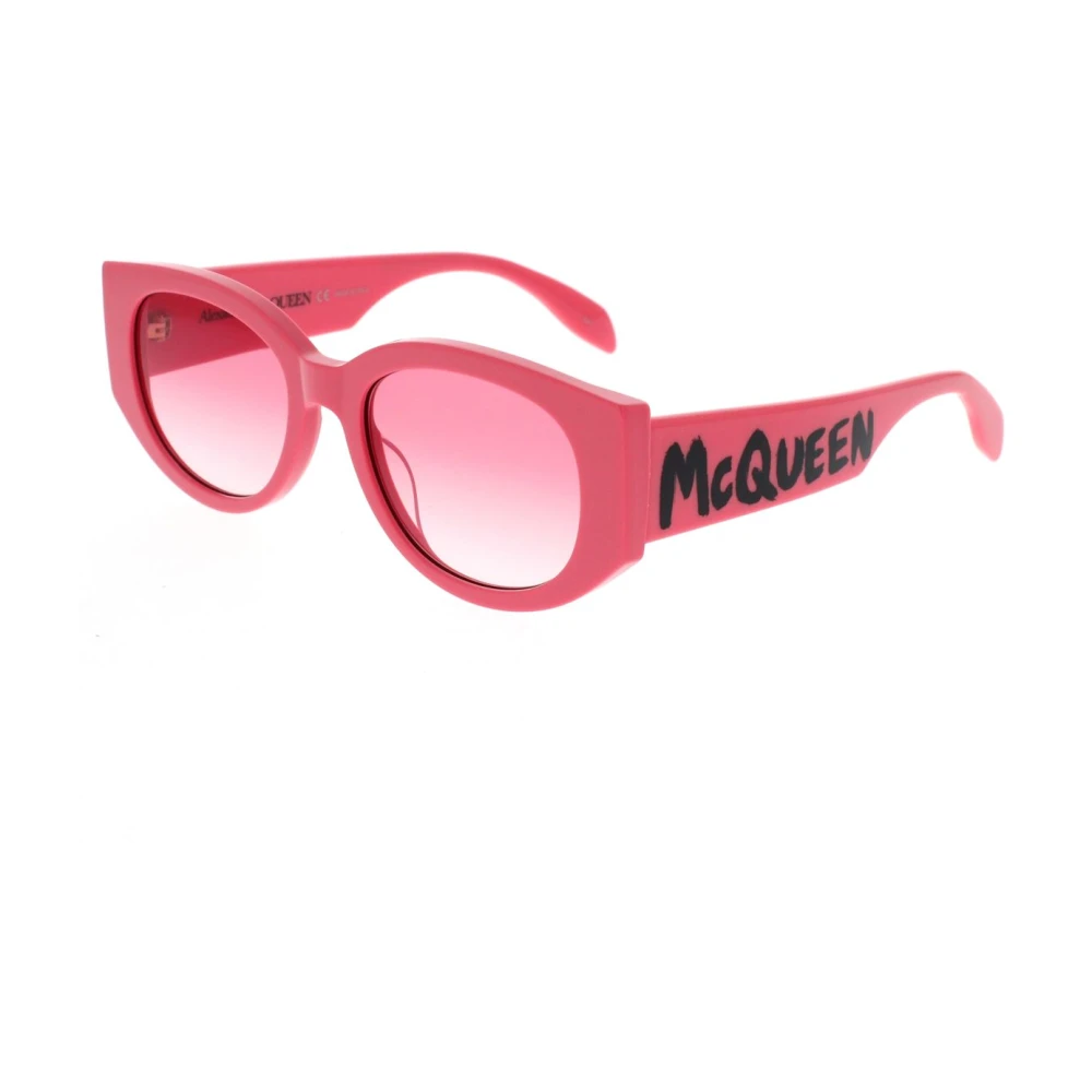 McQueen Graffiti Oval Solbriller