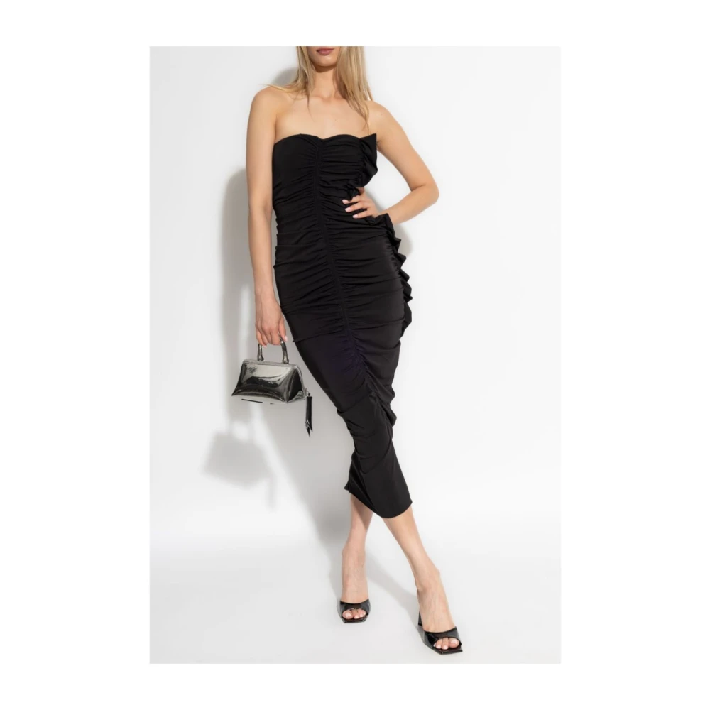 The Attico Zwarte Jurk Aw24 Black Dames