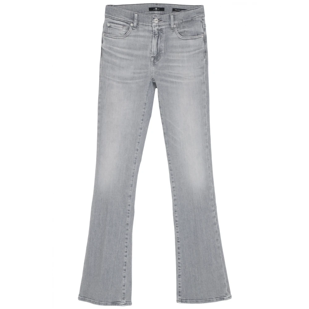 7 For All Mankind Slim Illusion Ambience Bootcut Jeans Gray Dames