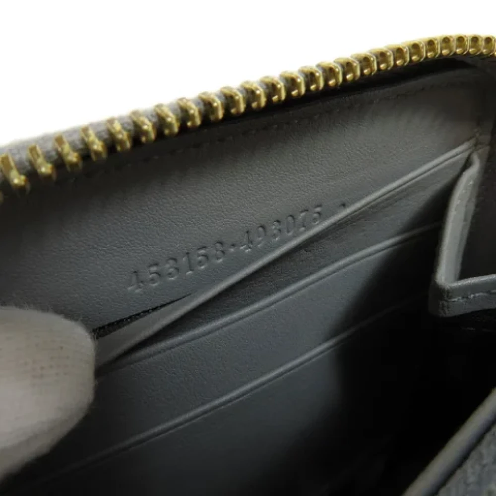 Gucci Vintage Pre-owned Leather wallets Gray Dames