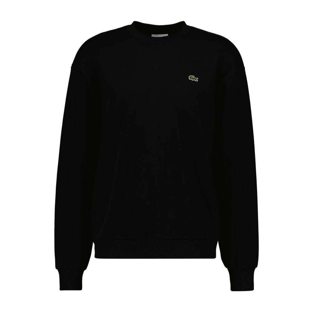 Lacoste Uomo Nero Felpe Sh8868 031 - Immagine 3