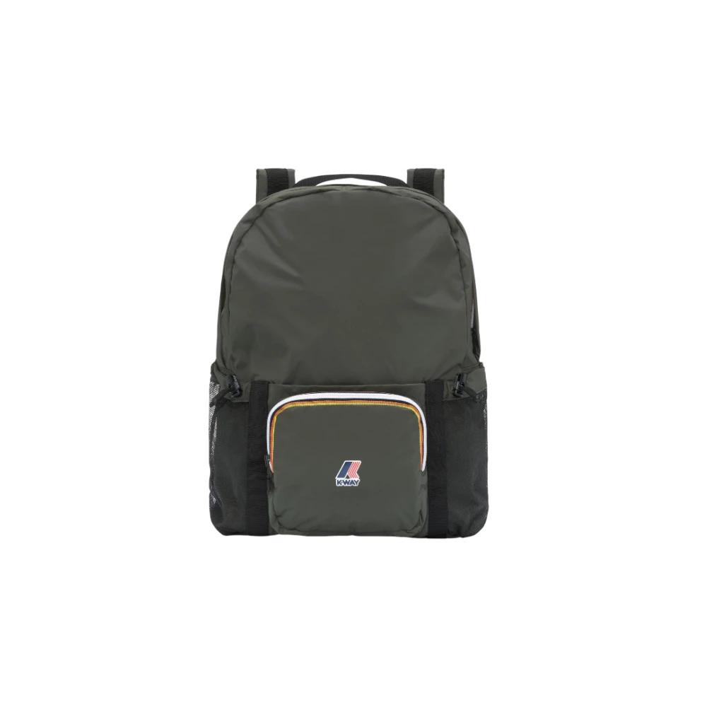 K-Way Uomo Verde Borse, Taglia Unica, New,