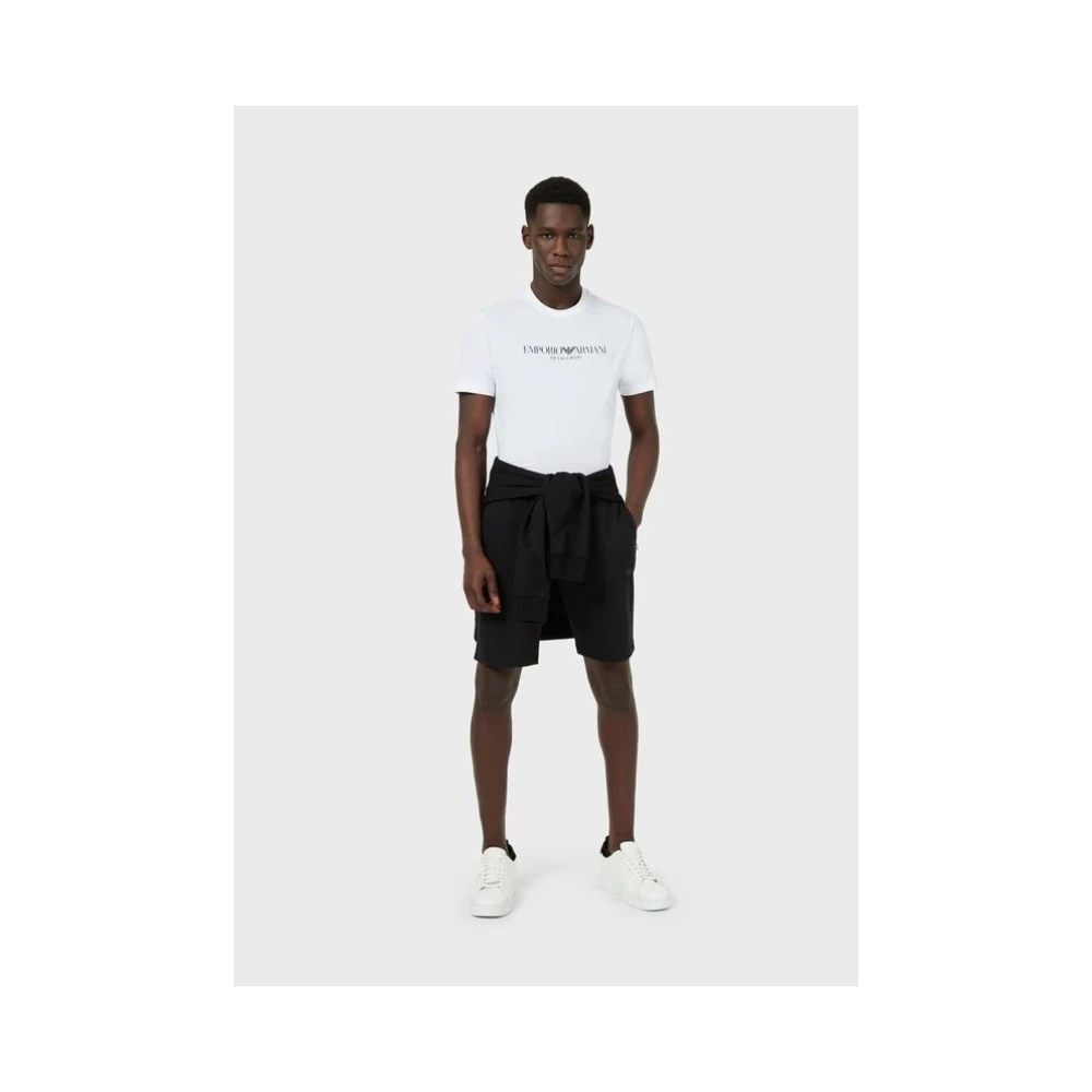Emporio Armani Aquila Logo T-Shirt White Heren
