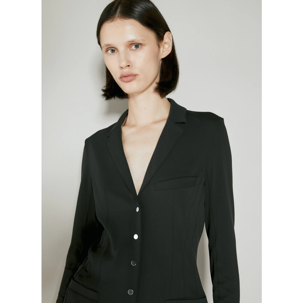 Paco Rabanne Blazer Style Shirt Black Dames