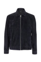 veste-bleue-en-daim-avec-col-classique