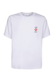 Białe T-shirty i Pola dla Mężczyzn AW23